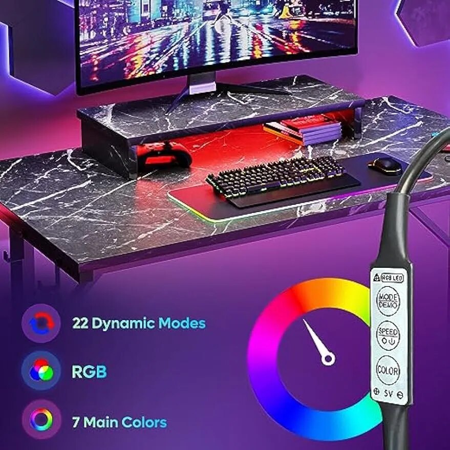 42-inch LED Computer Desk